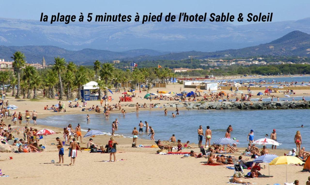Hotel Sable Et Soleil - Port, Plage Et Jacuzzi Prive Fréjus 외부 사진